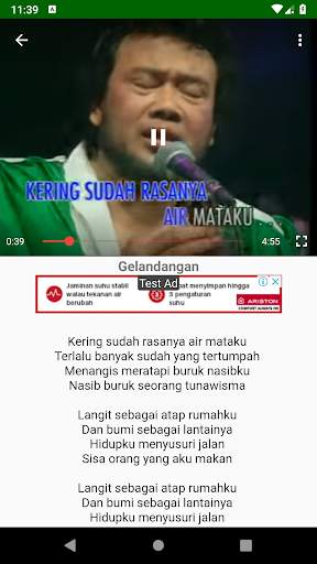 Rhoma Irama's Songs Videos Col screenshot 1