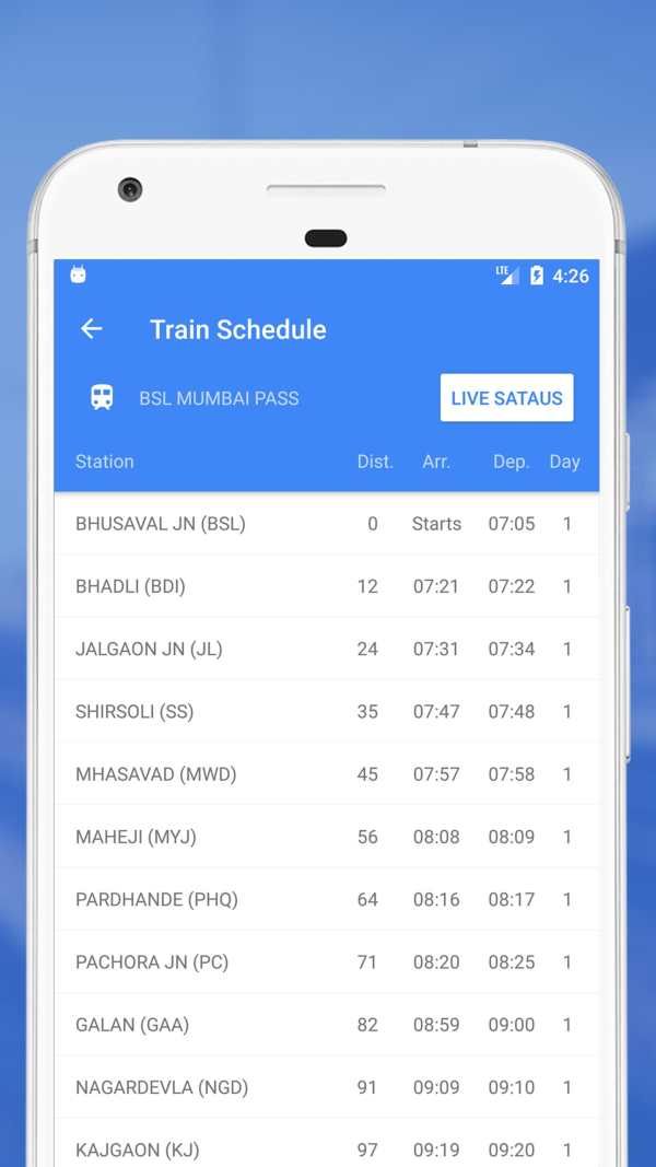 Live Train Status, PNR Status & Indian Rail Info screenshot 5