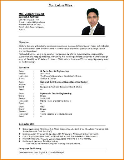CV Format 2019 скриншот 5