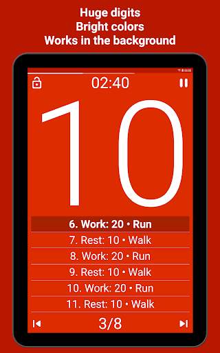 Tabata Timer: Interval Timer Workout Timer HIIT screenshot 18
