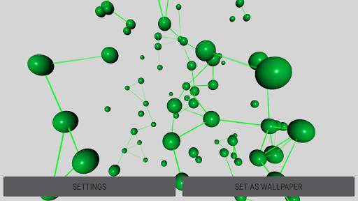 Particle Molecules 3D Live Wallpaper screenshot 23