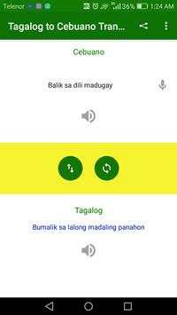 Tagalog to Cebuano Translator screenshot 6