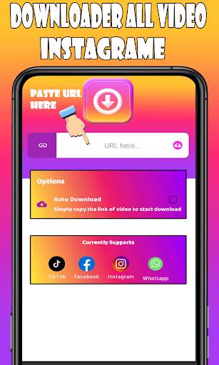 Video downloader for Instagram Télécharger vidéo screenshot 3