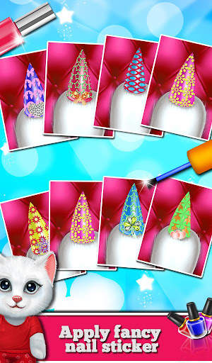 Kitty Salon Nail Salon Day Car screenshot 4