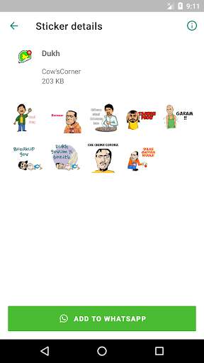 Kashmiri Funny Stickers - WAStickerApps स्क्रीनशॉट 7