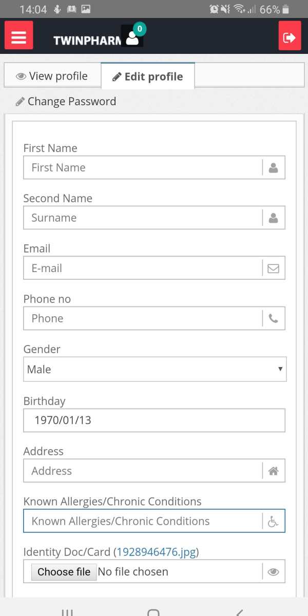 MedsToGo Pharma App screenshot 1
