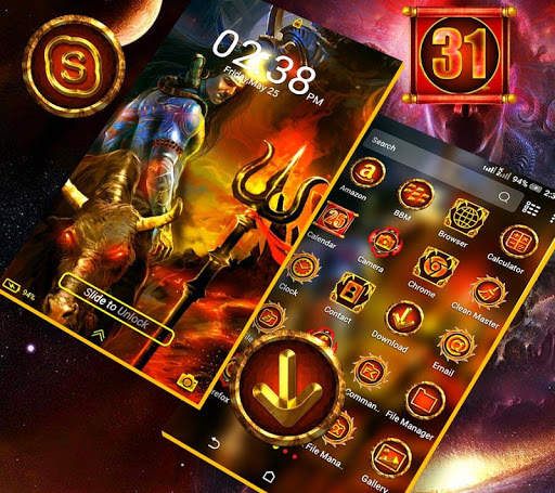 Lord Shiva Launcher Theme скриншот 6