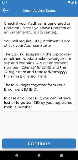 Aadhar Card - Check Aadhar Status, Update Online screenshot 2