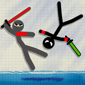 Stickman Fighting games - 2 player Warriors Games icon