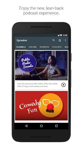 Spreaker Podcast Player - Free Podcasts App 1 تصوير الشاشة