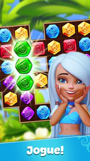 Gemmy Lands: Match 3 em Linha screenshot 3
