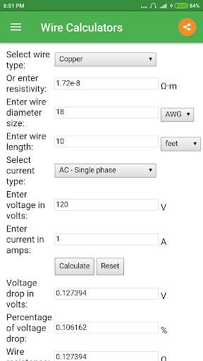 Wire Calculator screenshot 5