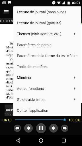 Lecture de livre par voix screenshot 7