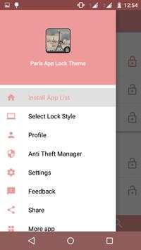 Paris App Lock Theme screenshot 7