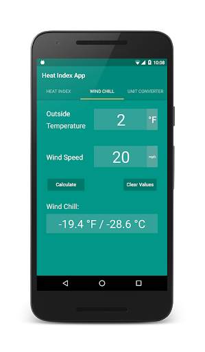 Heat Index App screenshot 4