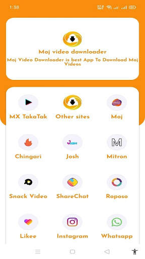 Moj Video Downloader Without Watermark screenshot 2