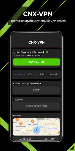 CNX VPN screenshot 1