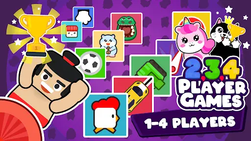 Game 2 3 4 người chơi screenshot 1