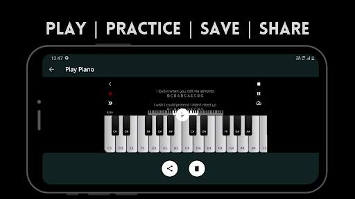 Mainkan Piano: Catatan Piano | Papan ketik screenshot 6