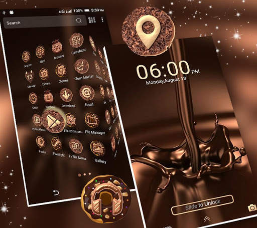 Chocolate Launcher Theme screenshot 5