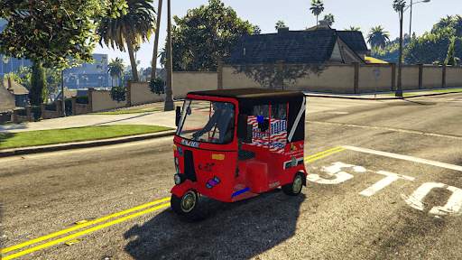 Indian Modern Rickshaw Games screenshot 3