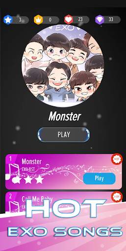 EXO Perfect Piano Tiles screenshot 4