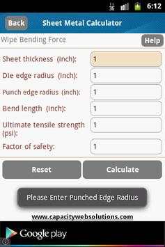 Sheet Metal Calculator screenshot 8