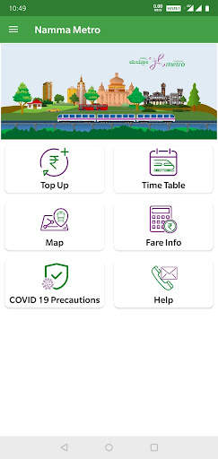 Namma Metro-BMRCL official app screenshot 2