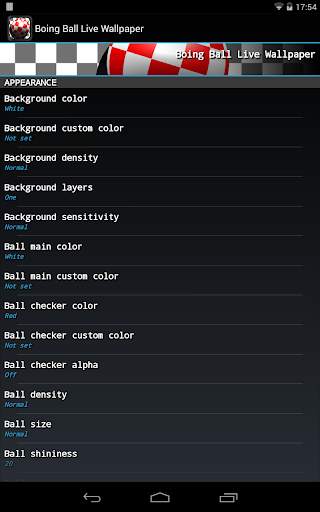 Boing Ball Live Wallpaper Lite screenshot 6