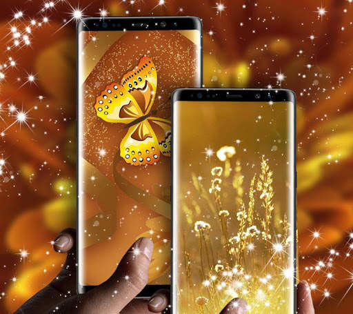 Gold Live Wallpaper screenshot 1