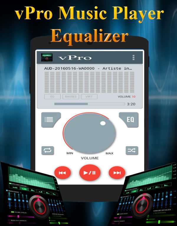 vPro Music Player Equalizer screenshot 4