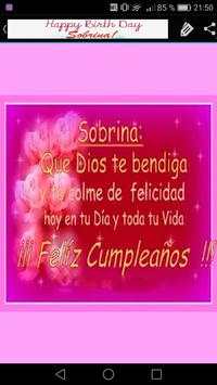 Feliz Cumpleaños Sobrina 21 تصوير الشاشة