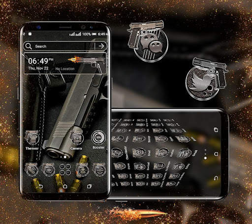 Gun Bullet Launcher Theme screenshot 4