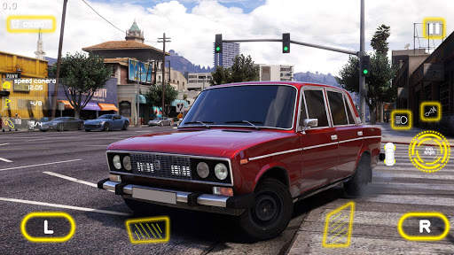 Extreme City Car Drive Simulator: Vaz 2016 screenshot 2