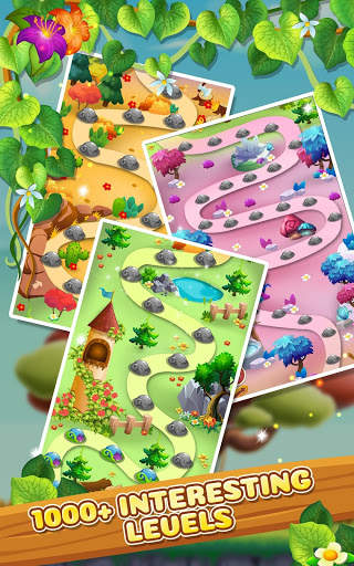 Flower Crush Jello – Match 3 Puzzle screenshot 3
