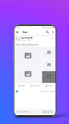 Fake it : Facebook Post Maker screenshot 2