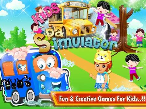 Kids School Bus Spa Simulator screenshot 7