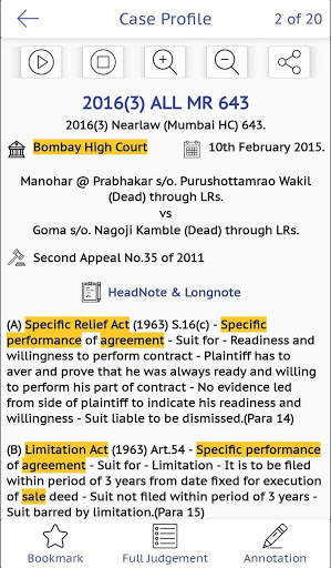 Judgements App - Supreme Court Judgements in India screenshot 5