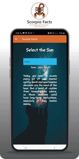 Scorpio Facts - Simple Scorpio Daily Horoscope App screenshot 6