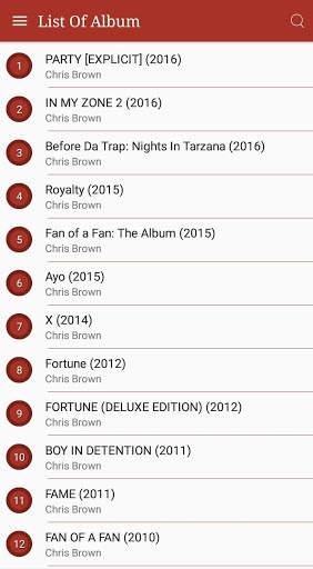 All Chris Brown Songs Lyrics скриншот 1