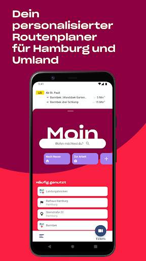 hvv – ÖPNV Tickets & Fahrinfo screenshot 1