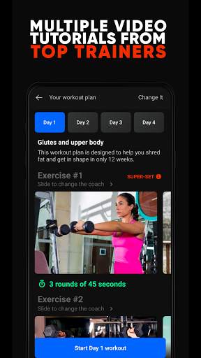 myViTrend Free Personalized Plans Gym Home Workout screenshot 4