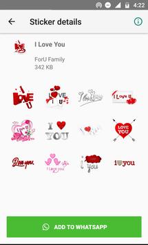 Love Stickers скриншот 4