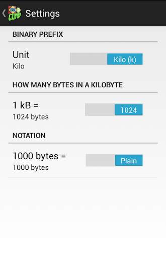 Byte & Bit Calculator Tool screenshot 5
