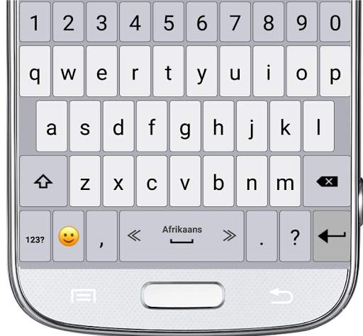 Afrikaans Language Pack for AppsTech Keyboards screenshot 1