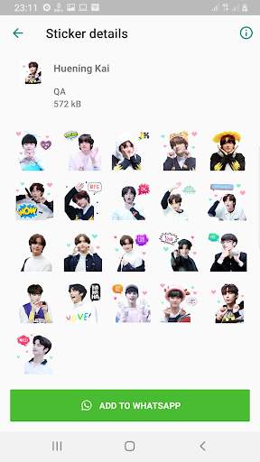 TXT WAStickerApps Kpop Idol for Whatsapp screenshot 3