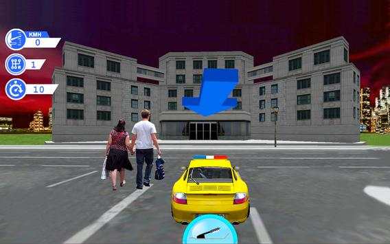 City Taxi Driver 3D 2017 screenshot 5