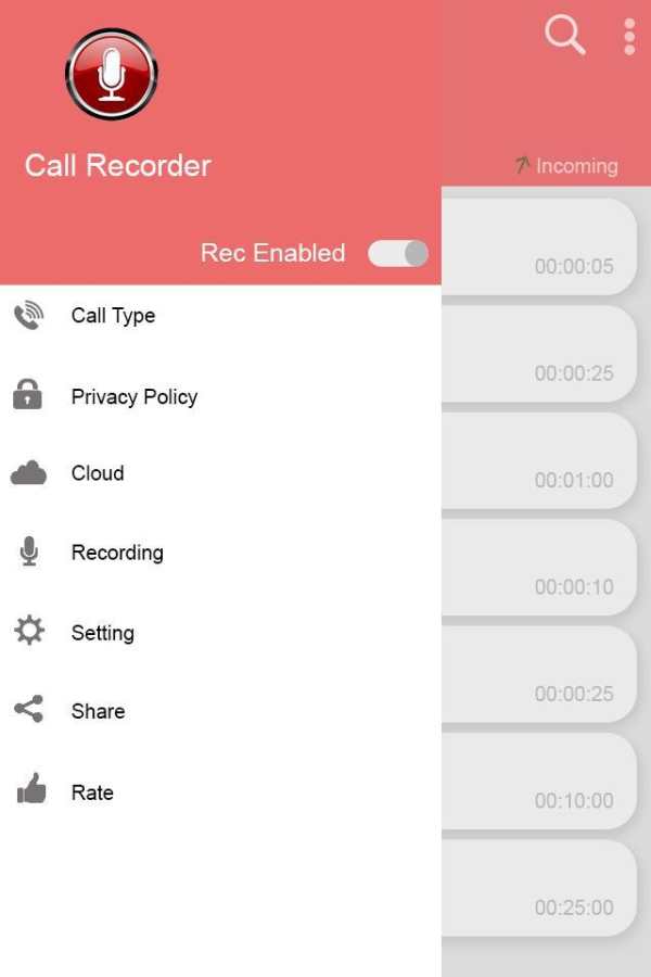 Automatic HD Call Recorder screenshot 2