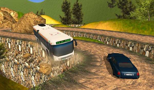 Off Road Bus Hill Climb Sim screenshot 1