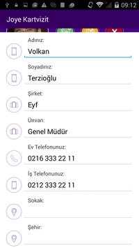 Joye Card Share screenshot 3